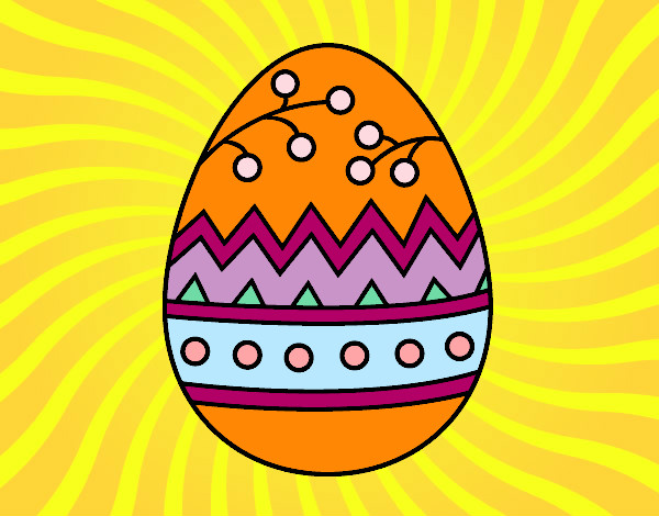 Dibujo Un huevo de Pascua pintado por Diamond