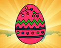 Dibujo Un huevo de Pascua pintado por DUKI