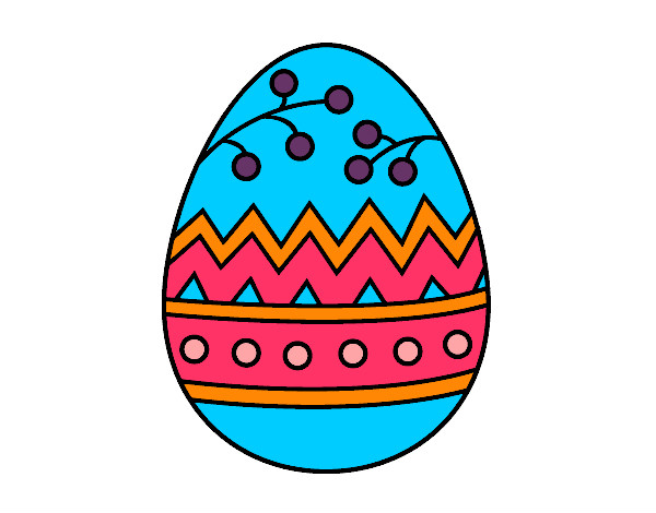 Dibujo Un huevo de Pascua pintado por Mariana973