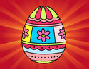 Dibujo Huevo de Pascua con decoraciones pintado por Mariadelca
