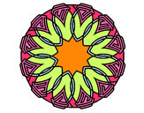 Dibujo Mandala 37 pintado por Sophiie