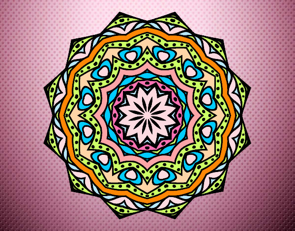 Mandala con estratos