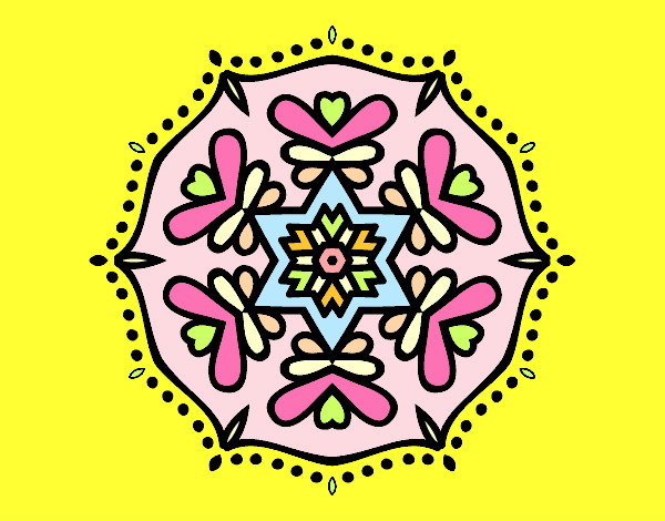 Mandala simétrica