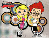 Dibujo Penny y Sherman pintado por RO_CI_2004