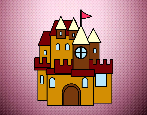 Dibujo Un castillo pintado por dianita12