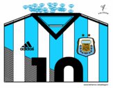 Camiseta del mundial de fútbol 2014 de Argentina