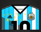 Camiseta del mundial de fútbol 2014 de Argentina