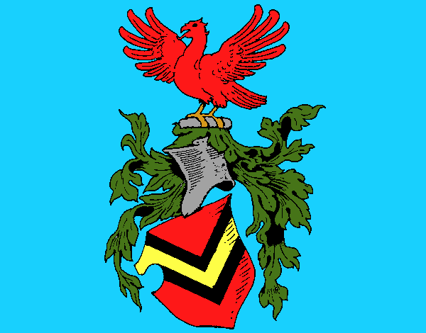 Escudo de armas y aguila 