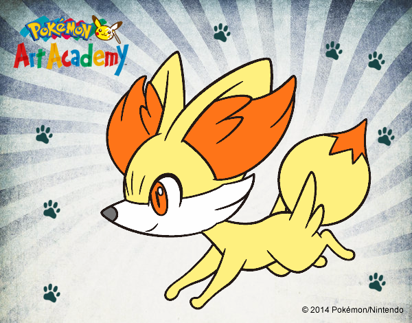 Fennekin corriendo