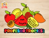 Dibujo Frutas Profesor Tropics pintado por 04102004