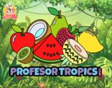 Dibujo Frutas Profesor Tropics pintado por SinaiV
