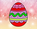 Dibujo Huevo del día de Pascua pintado por Galexizz