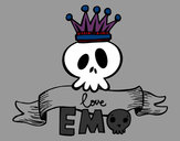 Dibujo Love Emo pintado por mikuo