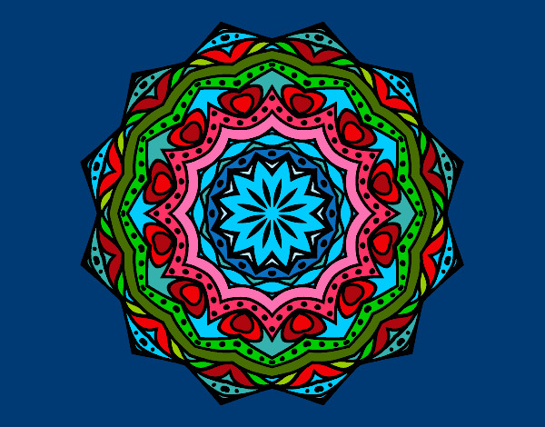 Mandala con estratos