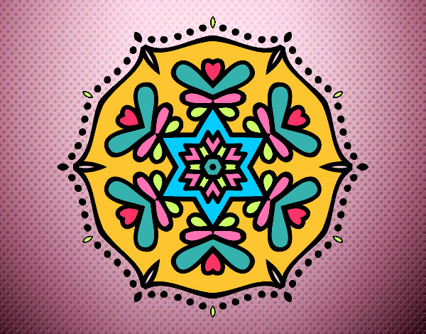 Mandala simétrica