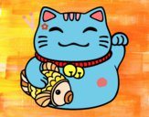 Maneki-neko de la abundancia