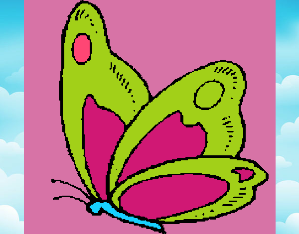 Dibujo Mariposa 14 pintado por dianita12