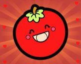 Tomate sonriente