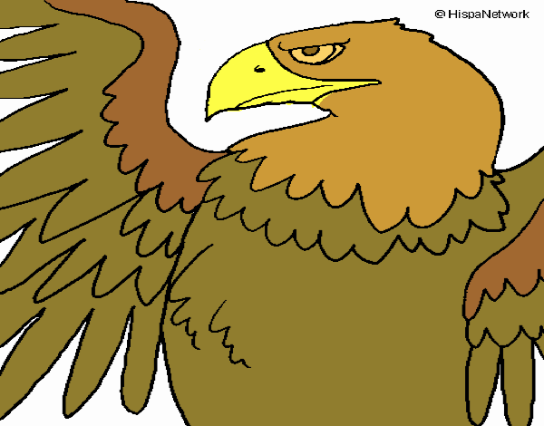 Dibujo Águila Imperial Romana pintado por tilditus