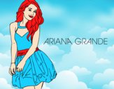 Dibujo Ariana Grande pintado por belo