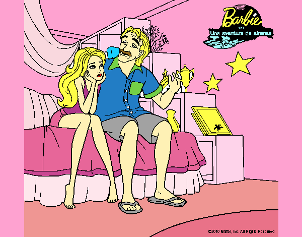 Barbie con su padre