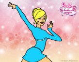 Barbie en postura de ballet