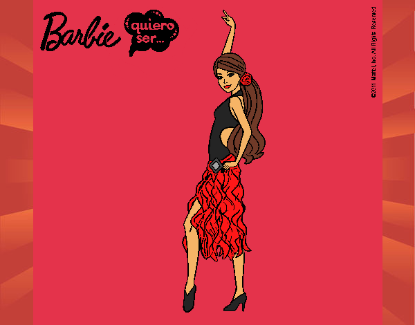 Barbie flamenca