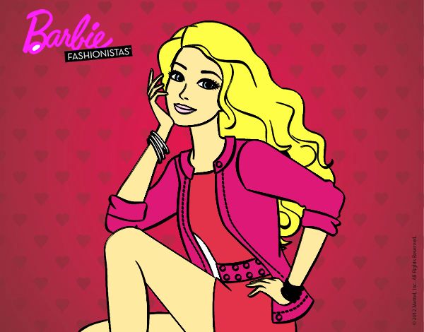 Dibujo Barbie súper guapa pintado por tilditus