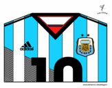 Camiseta del mundial de fútbol 2014 de Argentina