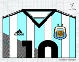 Camiseta del mundial de fútbol 2014 de Argentina