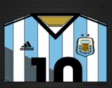 Camiseta del mundial de fútbol 2014 de Argentina