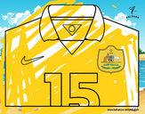 Camiseta del mundial de fútbol 2014 de Australia