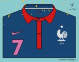 Camiseta del mundial de fútbol 2014 de Francia