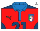 Camiseta del mundial de fútbol 2014 de Italia