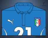 Camiseta del mundial de fútbol 2014 de Italia