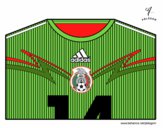 Camiseta del mundial de fútbol 2014 de México