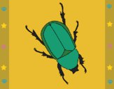 Dibujo Escarabajo pintado por tilditus