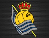 Dibujo Escudo de la Real Sociedad de Fútbol pintado por tilditus