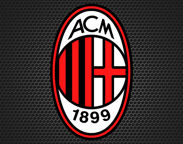 Dibujo Escudo del AC Milan pintado por tilditus