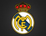 Dibujo Escudo del Real Madrid C.F. pintado por tilditus