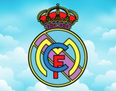 Dibujo Escudo del Real Madrid C.F. pintado por tilditus