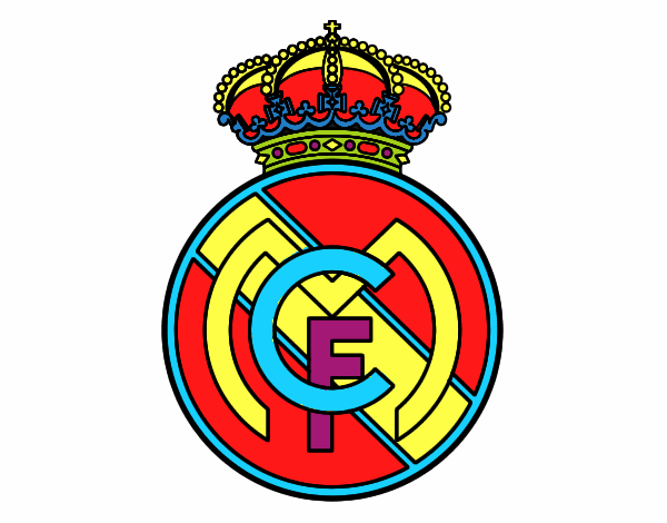 Dibujo Escudo del Real Madrid C.F. pintado por joseja1964