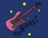 Guitarra y estrellas