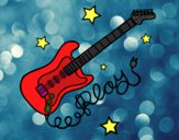 Guitarra y estrellas