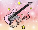 Guitarra y estrellas