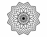 Mandala flor de girasol