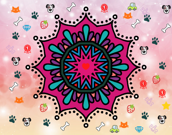 mandala del amor a los animales