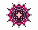 Mandala flor de nieve