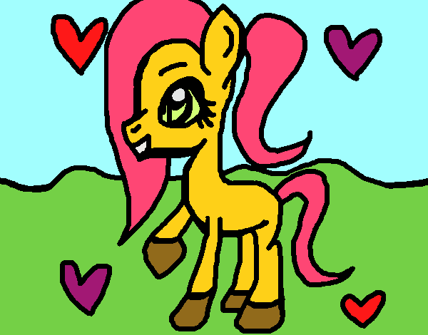 Dibujo My Little Ponytail pintado por joyaluzmar
