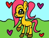 Dibujo My Little Ponytail pintado por joyaluzmar